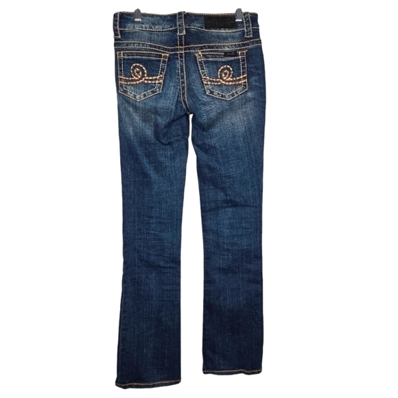 Seven 7 Women's Dark Wash Bootcut Denim Jeans Size 25 Like New - Picture 2 of 14
